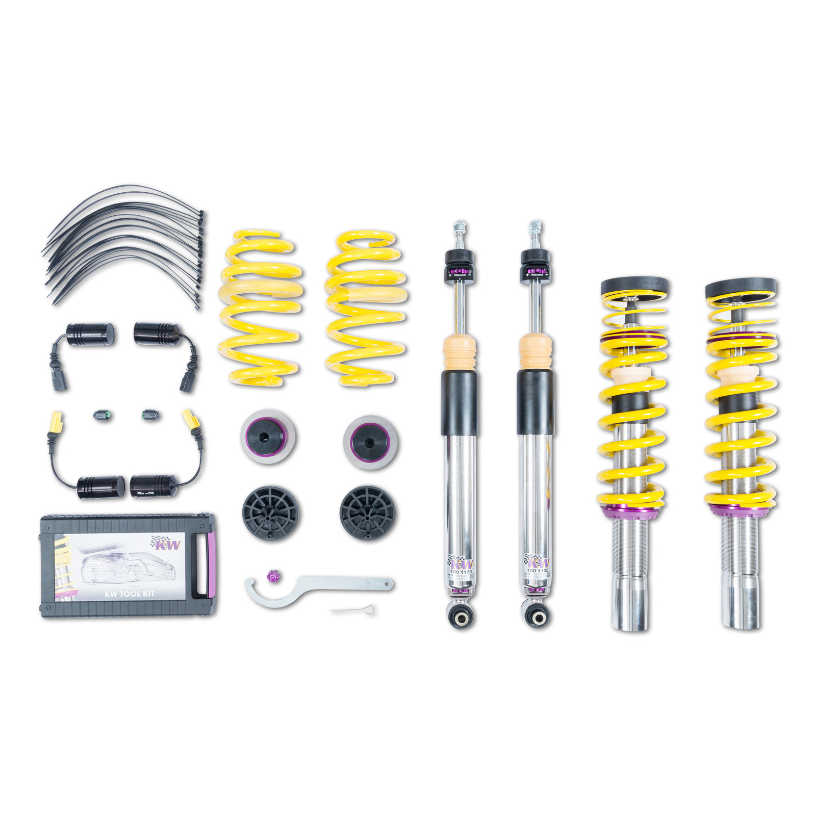 KW V3 Coilover Suspension Kit - Audi A4/S4 Quattro (B5) – 9T