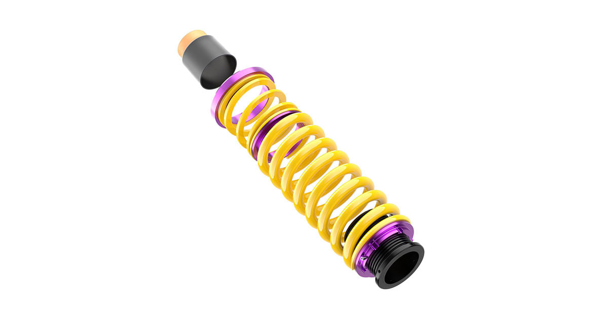 The spring rates of our KW height adjustable springs are optimally adjusted to the vehicle
