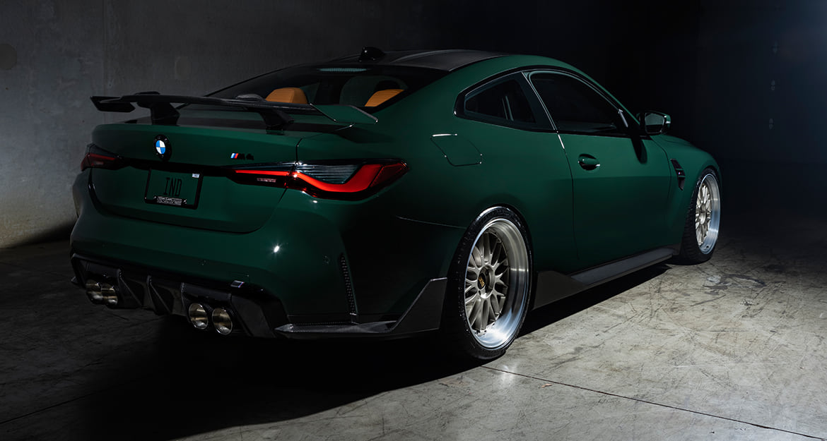 The KW V4 Clubsport coilover suspension is our recommendation for all M enthusiasts who regularly participate in track days with their close-to-production BMW M3 or BMW M4.