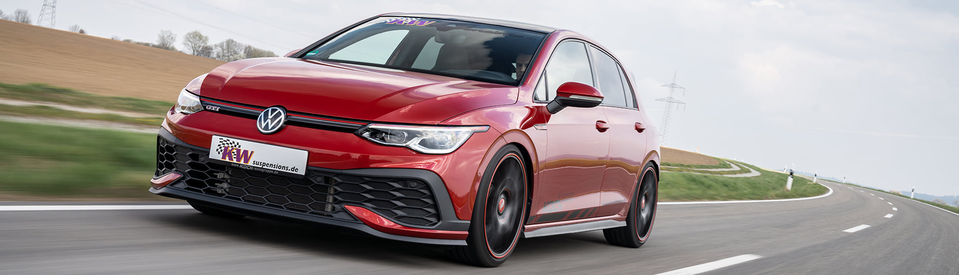 KW coilover suspension kits for VW Golf 8 GTI GTI Clubsport and