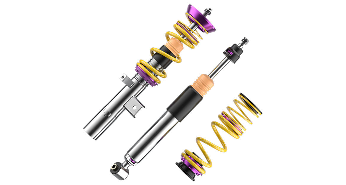 Scope of delivery KW V3 coilover suspension for the Hyundai i20N