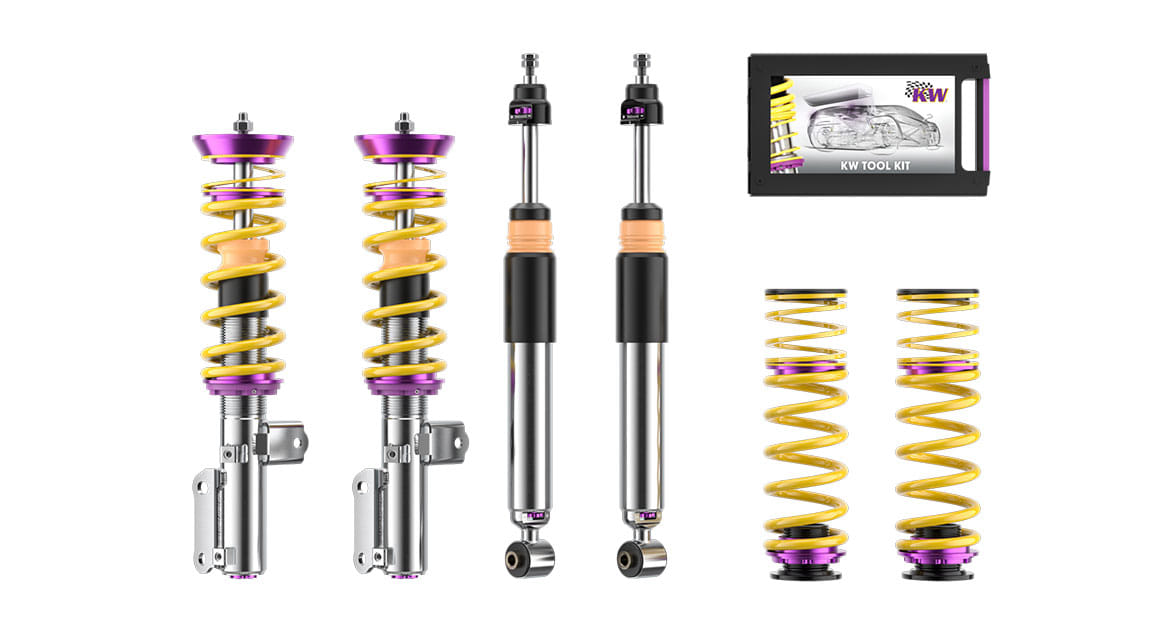 Hyundai Kona N coilovers by KW Suspensions