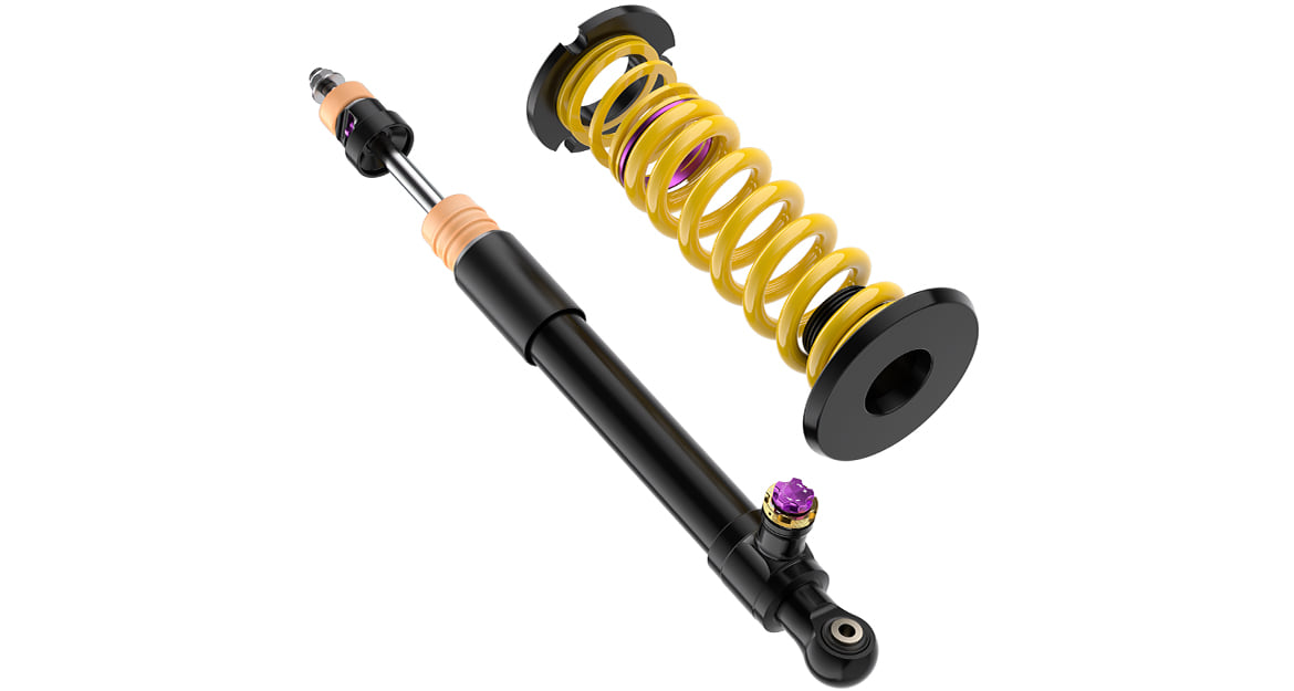 With 16 precise clicks, the rebound forces can be changed to a sportier handling or more ride comfort.