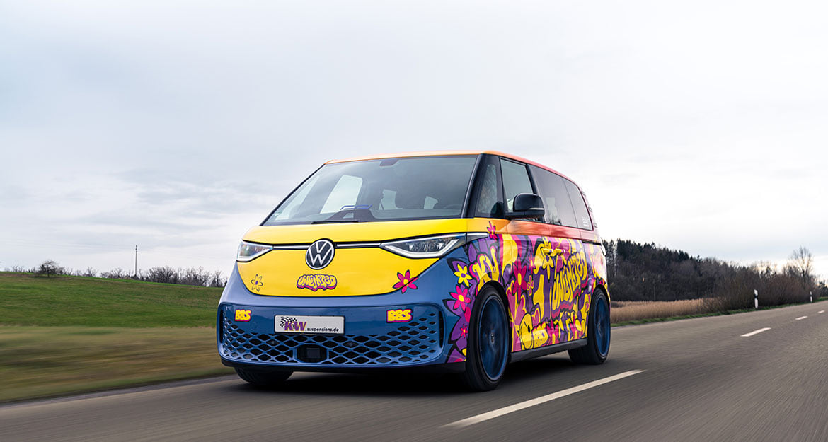 TAG In driving mode „D“ the ID Buzz drives without resistance. This can increase the range of the vehicle.