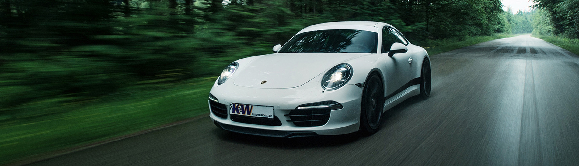 KW coilovers in a Porsche 911