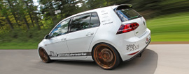 KW coilovers in a VW Golf Mk7
