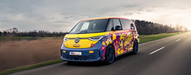 The VW ID Buzz with KW V3 coilover kit and BBS CI-R Unlimited wheelset