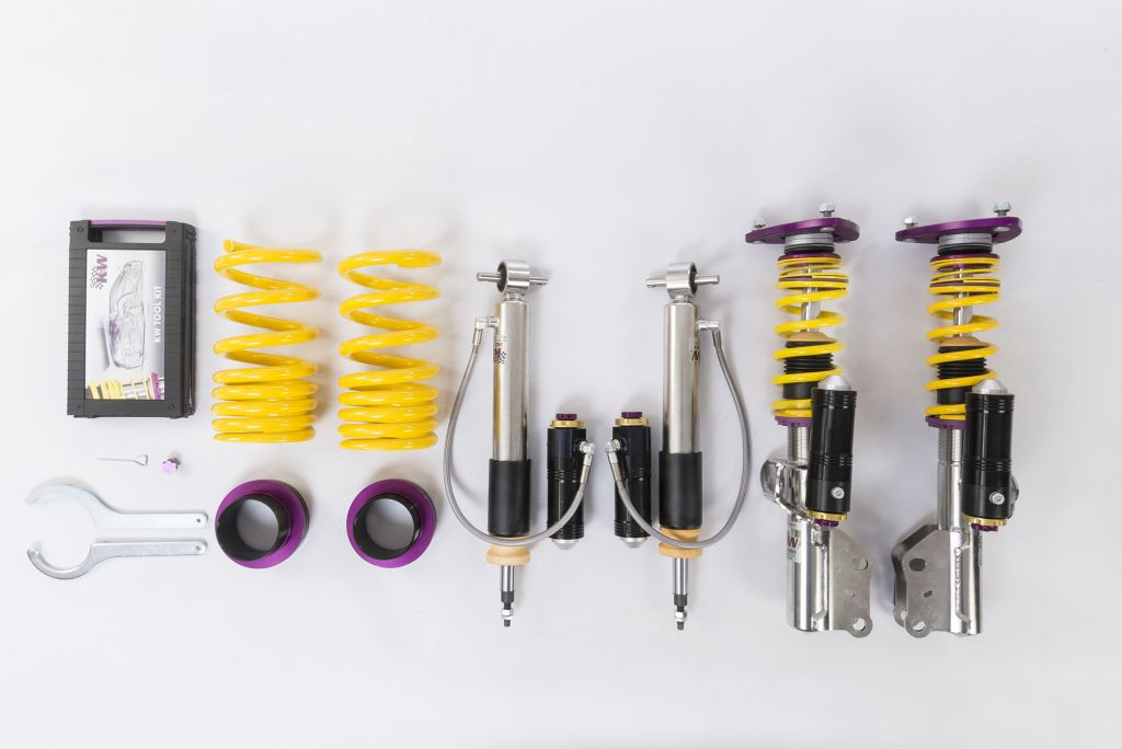 KW 3-way ClubsportCoilover Suspension Kit for Ford Mustang.